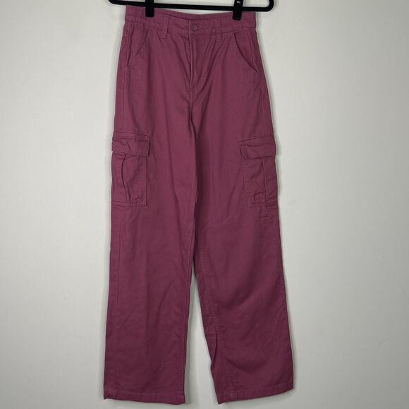 H&M Divided 90s Baggy Cargo High Waist Jeans Women's Size 2 - Picture 8 of 8